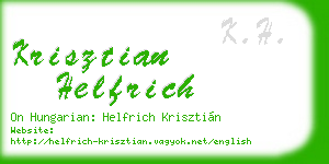 krisztian helfrich business card